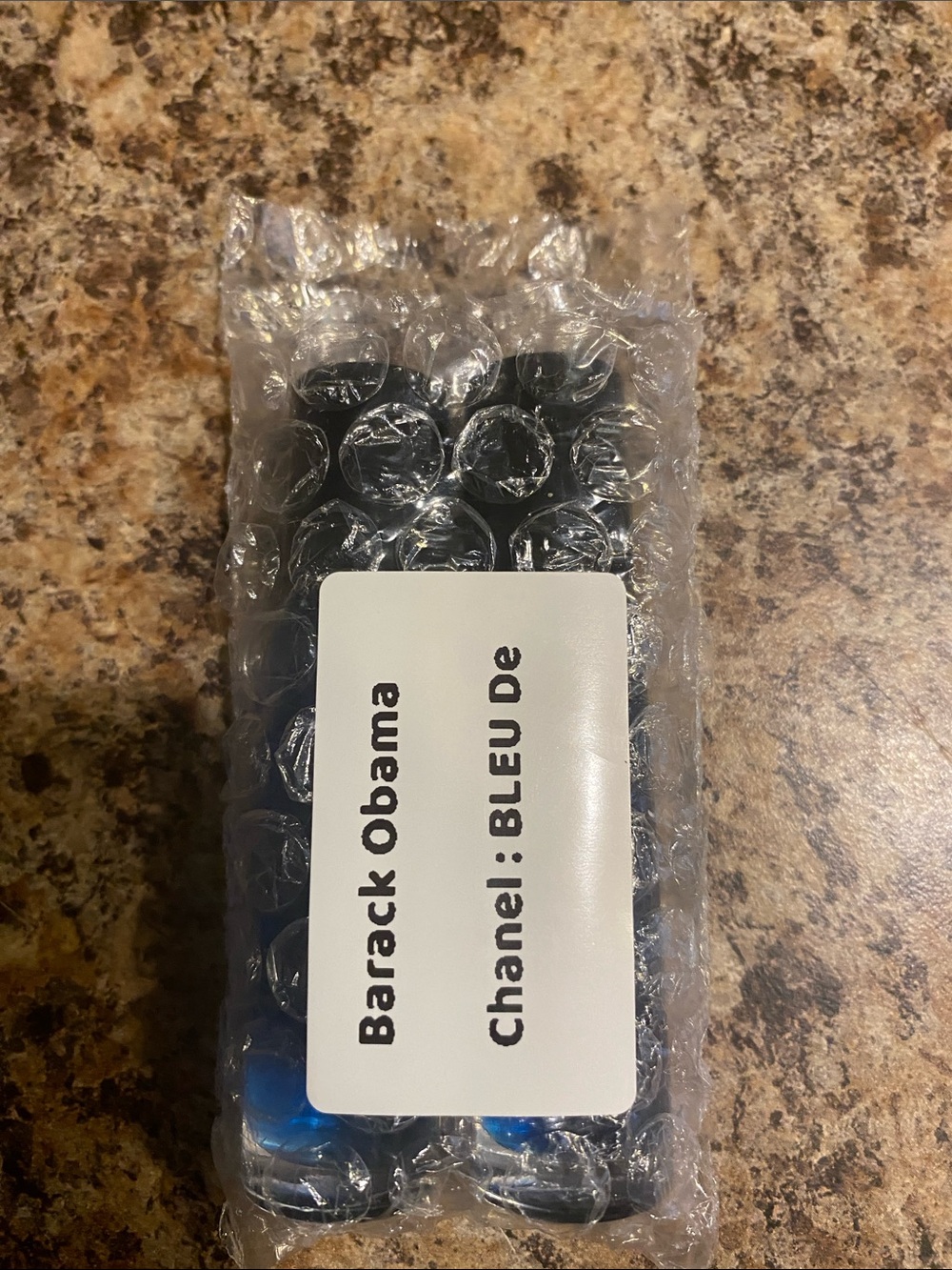 CHANEL Bleu De Lipstick Samples in Black and Blue Packaging